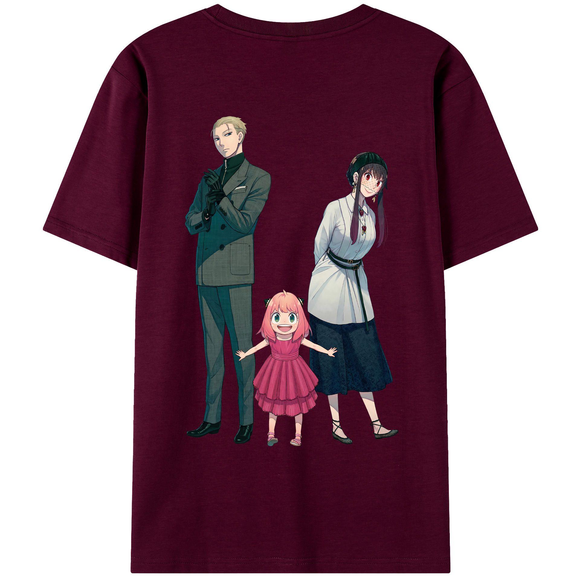 （画像用） SPY×FAMILY间谍家家酒 レディース半袖Tシャツ(バックプリント)